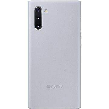 Samsung Kožený zadní kryt pro Galaxy Note10 šedý