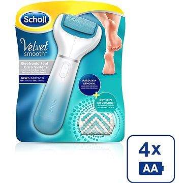 SCHOLL Velvet Smooth Eletronic Foot Care System Blue