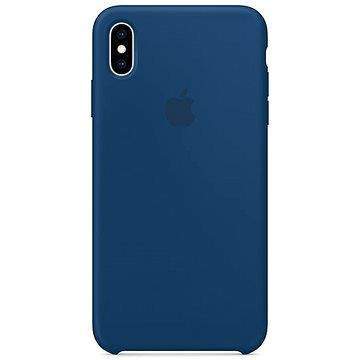 Apple iPhone XS Max Silikonový kryt podvečerně modrý