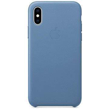 Apple iPhone XS Kožený kryt chrpově modrý