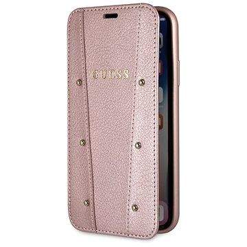 Guess Kaia Book Case Rose Gold pro iPhone XS Max