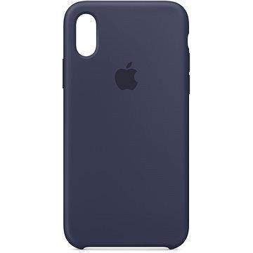 Apple iPhone XS Silikonový kryt půlnočně modrý