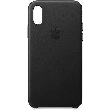 Apple iPhone XS Kožený kryt černý
