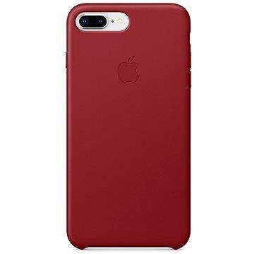 Apple iPhone 8 Plus/7 Plus Kožený kryt červený