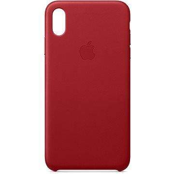 Apple iPhone XS Max Kožený kryt červený