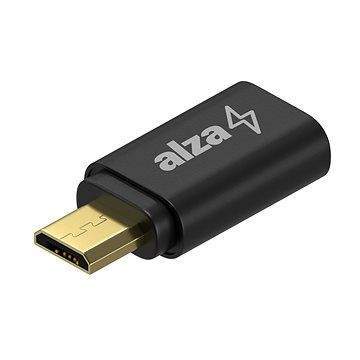 AlzaPower Micro USB-B 2.0 (M) na USB-C (F)