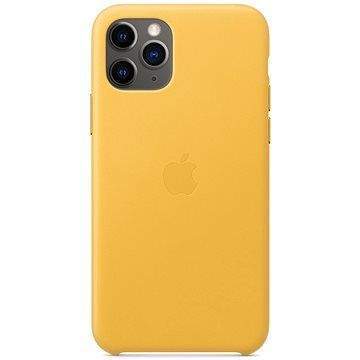 Apple iPhone 11 Pro Kožený kryt hřejivě žlutý
