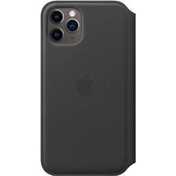 Apple iPhone 11 Pro Kožené pouzdro Folio černé