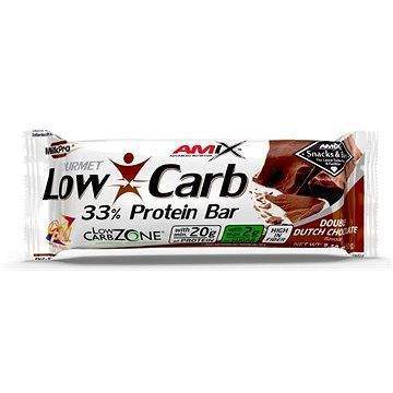 Amix Nutrition Low-Carb 33% Protein Bar, 60g, Double Dutch Chocolate