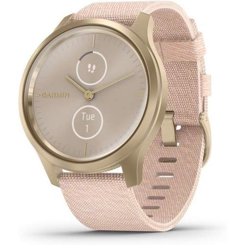 Chytré hodinky Garmin vivomove3 Style LightGold/Pink Nylon (010-02240-22)