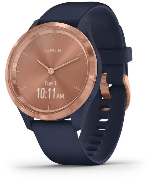 Chytré hodinky Garmin vivomove3S Sport RoseGold/Blue (010-02238-23)