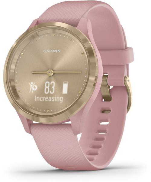 Chytré hodinky Garmin vivomove3S Sport LightGold/Pink (010-02238-21)