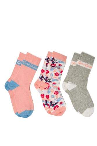 Gant Ponožky Gant Tg. 3 Pack Socks 696044-319-Gc-659-31/33 Růžová 31/33