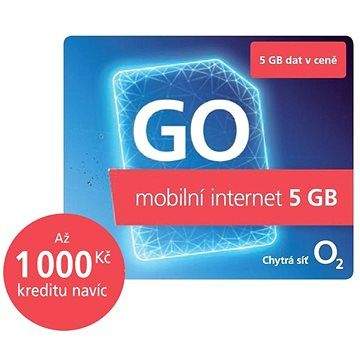 O2 Předplacená karta GO Mobilní Internet 5 GB