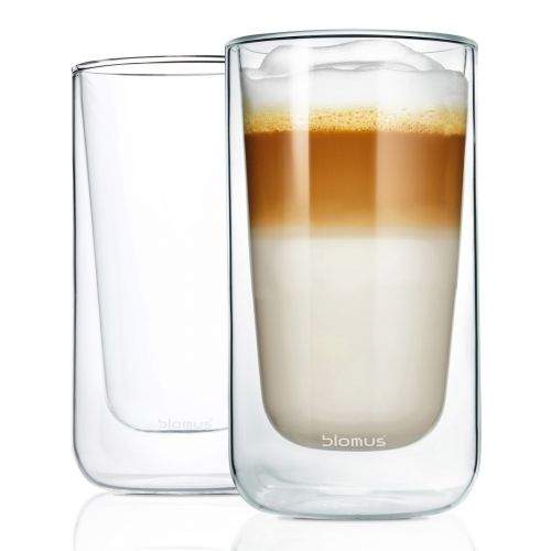 BLOMUS Set termosklenic na café latte NERO 320 ml