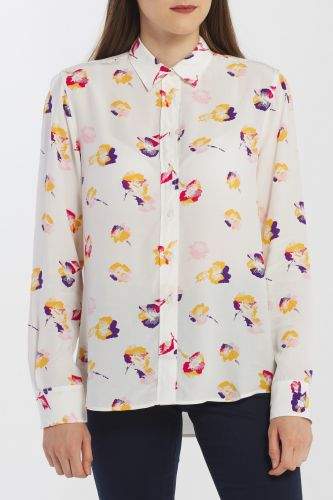 Gant Košile Gant D1. Printed Drapy Crepe Shirt 4301086-619-Gw-113-32 Bílá 32