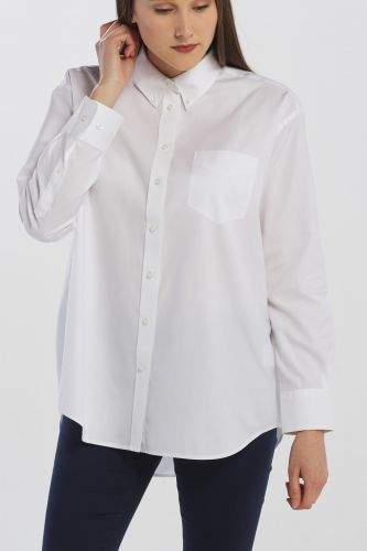 Gant Košile Gant D1. Pinpoint Oxf Boyfriend Shirt 4300030-619-Gw-110-32 Bílá 32