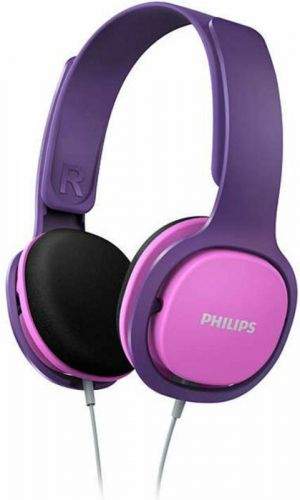 Philips SHK2000 fialově-růžová dětská sluchátka