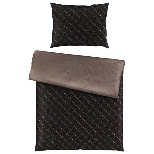 Joop! Povlečení, 140/200 Cm Hnědá, Černá X Makosatén