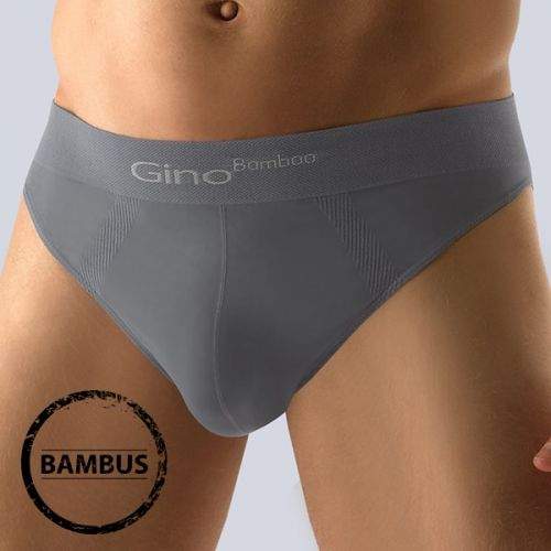 GINO Slipy Bamboo nízké Grey šedá XL/XXL