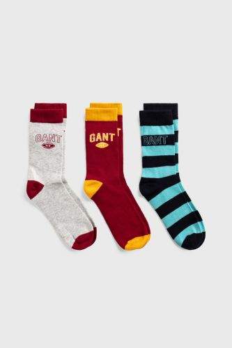 Gant Ponožky Gant D1. 3 Pack Socks 996055-619-Gc-617-31/33 Červená 31/33