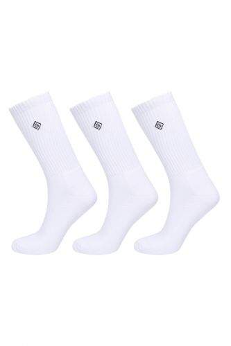 Gant Ponožky Gant 3-Pack Sport Socks 9960096-619-Gc-110-0 Bílá