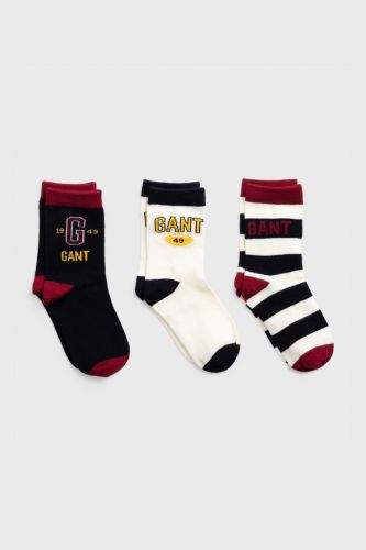 Gant Ponožky Gant D1. 3-Pack Sock 896002-619-Gc-410-19/21 Modrá 19/21