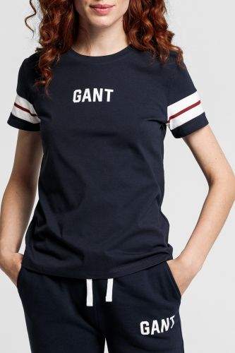 Gant Tričko Gant D1. Graphic Block Stripe T-Shirt 4203441-719-Gw-94-Xs Šedá Xs