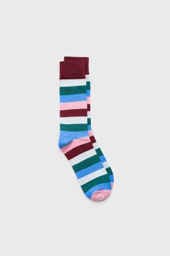 Gant Ponožky Gant D1. Multicolor Blockstripe Sock 9960107-719-Gc-445-0 Modrá