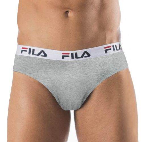 Fila 2-pack šedých slipů FILA šedá XXL