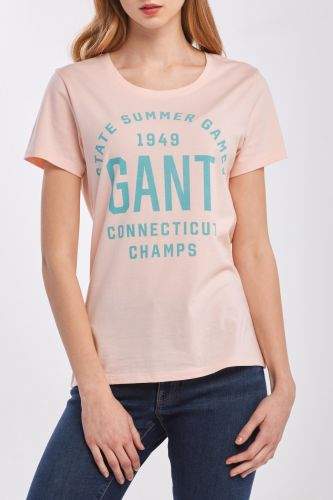 Gant Tričko Gant D2. Summer Graphic Ss T-Shirt 4203459-320-Gw-609-Xs Růžová Xs