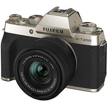 Fujifilm X-T200 + 15-45 mm zlatý