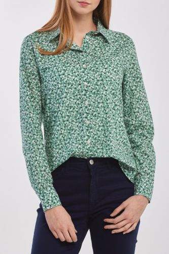 Gant Košile Gant D2. Summer Floral Cot Voile Shirt 4320117-320-Gw-351-32 Zelená 32