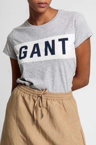 Gant Tričko Gant Md. The Summer Logo Ss T-Shirt 4200430-320-Gw-113-Xs Bílá Xs