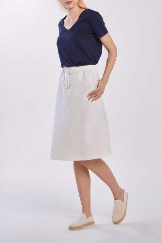 Gant Sukně Gant D2. Summer Linen Skirt 4400038-320-Gw-113-34 Bílá 34