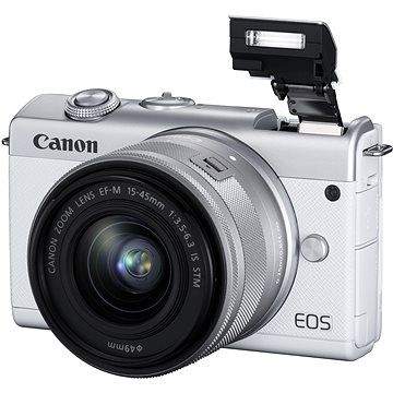 Canon EOS M200 + EF-M 15-45mm f/3.5-6.3 IS STM bílá