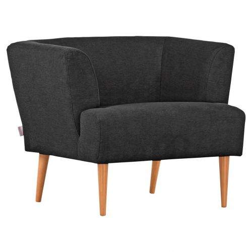 Carryhome Křeslo, Textil, Tmavě Šedá