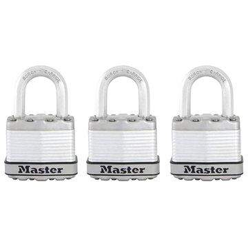 MASTER LOCK MasterLock Excell M1EURTRI Set 3 ks titanových visacích zámků