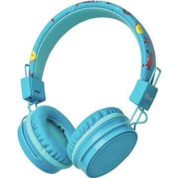 Trust Comi Bluetooth Wireless Kids Headphones modrá