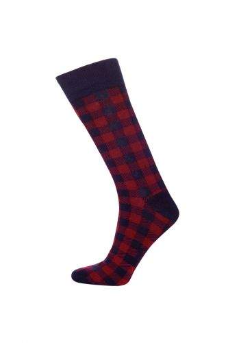 Gant Ponožky Gant D1. 1-Pack Buffalo Check Socks 9960135-620-Gc-605-0 Červená