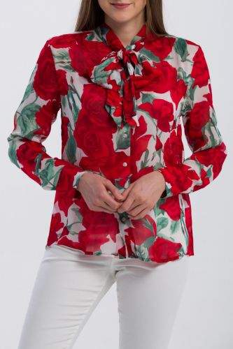 Gant Košile Gant O1. Rose Bow Blouse 4320082-319-Gw-620-36 Červená 36