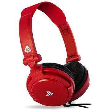4Gamers Gaming Headset PRO4-10 Red - drátové - PS4