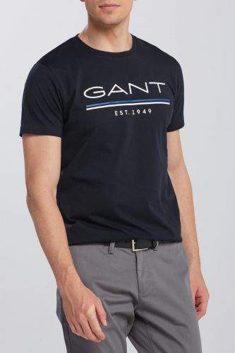 Gant Tričko Gant Md Gant Est 1949 Ss T-Shirt 2003080-620-Ga-5-Xs Černá Xs