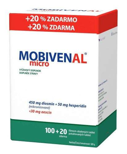 PharmaSwiss Česká republika s.r.o. Mobivenal micro 100+20 tablet
