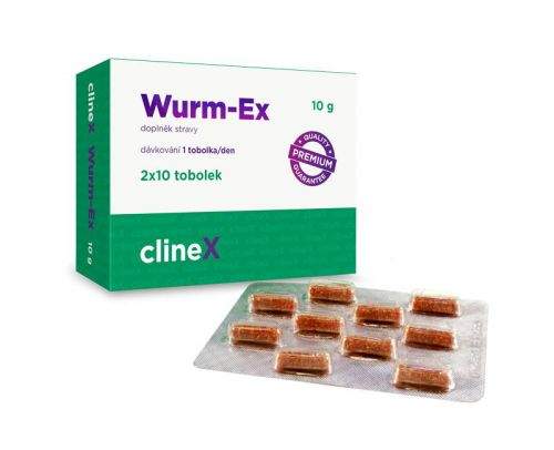 ClineX a.s. Wurm-Ex pro dospělé 20 tobolek