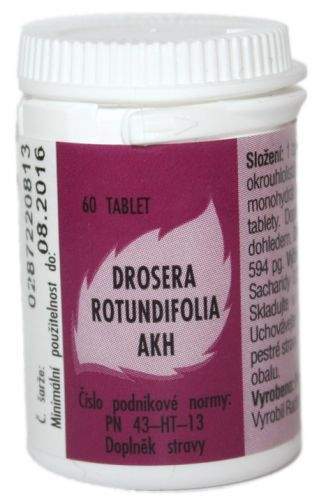Akademie klasické homeopatie, spol. s r.o. AKH Drosera Rotundifolia 60 tablet