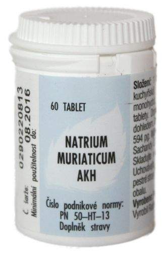 Akademie klasické homeopatie, spol. s r.o. AKH Natrium muriaticum 60 tablet