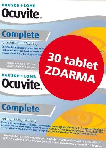 PharmaSwiss Česká republika s.r.o. Ocuvite COMPLETE 60+30 kapslí ZDARMA