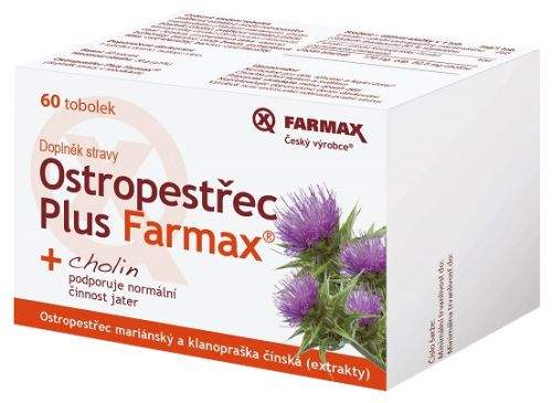 Neuraxpharm Bohemia Ostropestřec Plus Farmax 60 tobolek