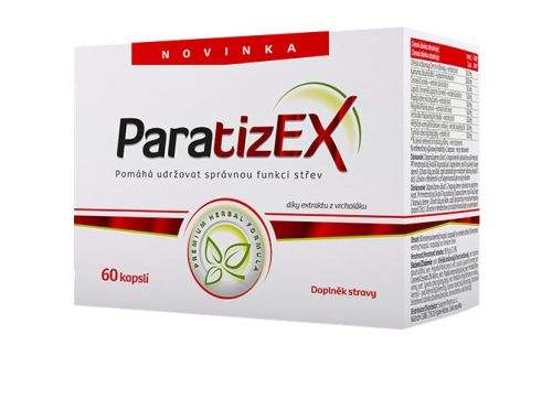 Salutem Pharma ParatizEX na správnou funkci střev 60 kapslí